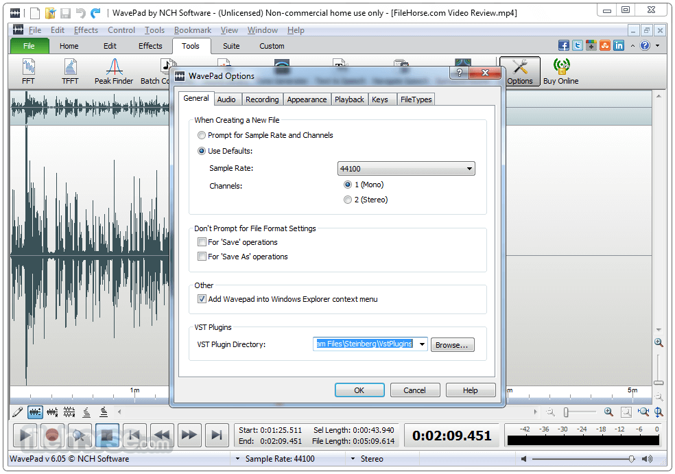 NCH WavePad Sound Editor 12.14 Crack Registration Code 2021 Here